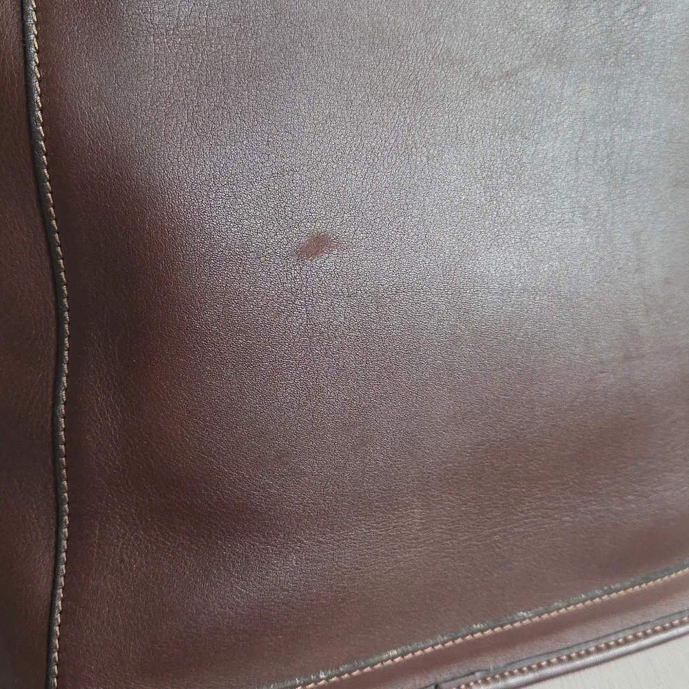 Vintage COACH Mahogany Bleeker Leather Tote Bag - Picture 14 of 14